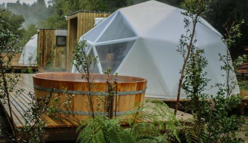 Dome with Hot Tub