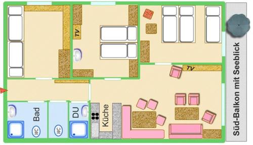 Three-Bedroom Apartment