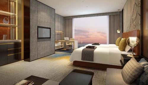 Premium Twin Room with Partial Sea View