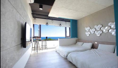 Quadruple Room with Sea View