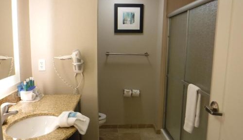 Standard Queen Room with Two Queen Beds and Bath Shower Combo