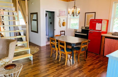 Gills Rock Cottage | Waterfront 1 bedroom and loft cottage with small private pier on Garrett Bay