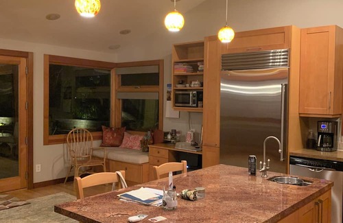 Lafayette House | Tree lined home in a Classic California Rancher to relax & sip wine pool-side