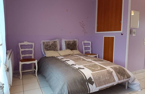 Villeperdue Apartment | Le Calme à La Maison Rose à la Maison