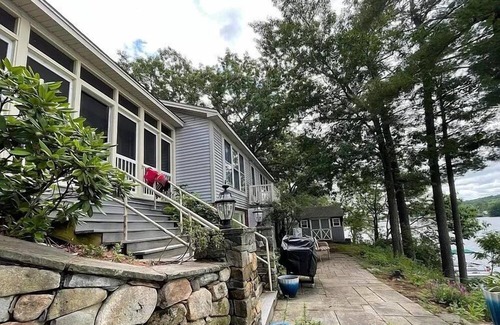 Lochmere House | Birds Eye View on Lake Winnisquam