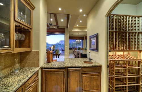 Gold Canyon Villa | Spanish style Golf Course Villa - Outdoor pools & living space
