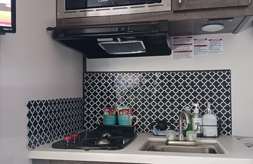North Las Vegas House | Unique Retro Tiny Living on Wheels. Modern RV living in beautiful Las Vegas!