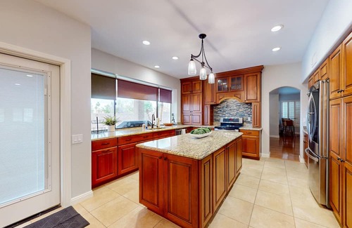 Paradise Park Vista House | Designer home with private pool, enclosed yard, game room, & W/D