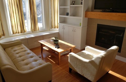 Northeast Edmonton House | Bright and airy modern home in historic Highlands neighbourhood