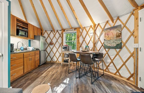 Rawley Springs Cabin | Waterfront Yurt at Rawley Retreats