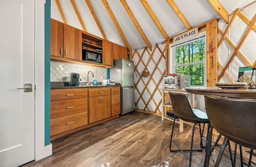 Rawley Springs Cabin | Waterfront Yurt at Rawley Retreats