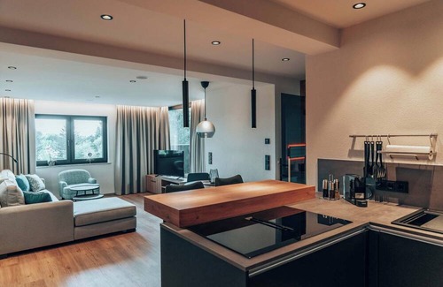 Wallenfels Apartment | Large apartment (80sqm) with private sauna and rain shower