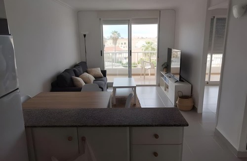 Puerto de Mazarron Apartment | Apartment 'Bahía Mar' with Sea View, Private Terrace and Wi-Fi