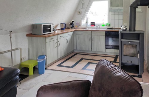 Huttenrode House | Cozy Finnish cabin with fireplace in the Harz