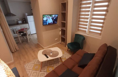 Bourg-Saint-Andeol Apartment | Appart 100 - Cosy T2 with TV
