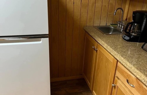 Osceola Apartment | Cozy micro cabin near Truman Lakes in the Ozarks