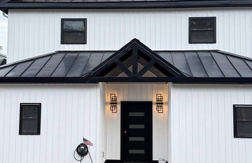 Lake Harmony House | Marvelous Luxury:Brand New 9 BR, 6 BA, Elevator, Sleeps 30, Lake Front!