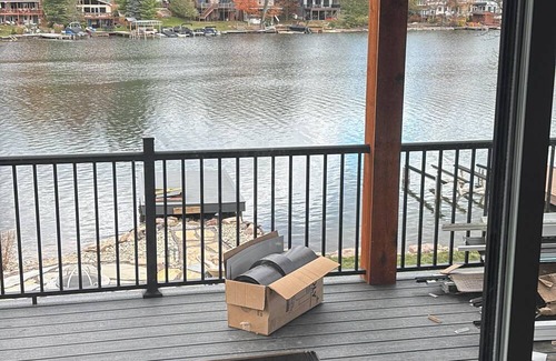 Lake Harmony House | Marvelous Luxury:Brand New 9 BR, 6 BA, Elevator, Sleeps 30, Lake Front!