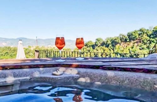 San Michele in Teverina House | Stunning private villa for 6 guests with A/C, private pool, WIFI, TV and terrace