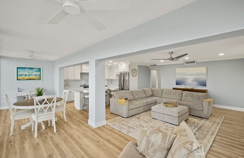 Beachview Country Club Estates Condo | Step into serenity at Sunset South Sanibel, newly renovated 3 BR Island Retreat