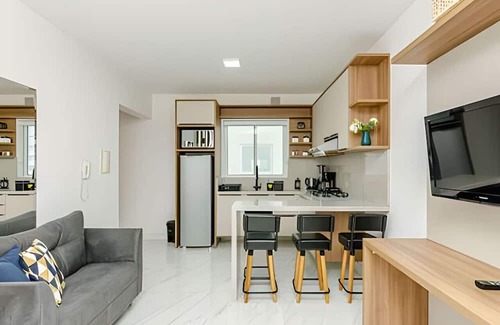 Matriz Apartment | Studio 25th Floor, Garage, Balcony and Beautiful View.