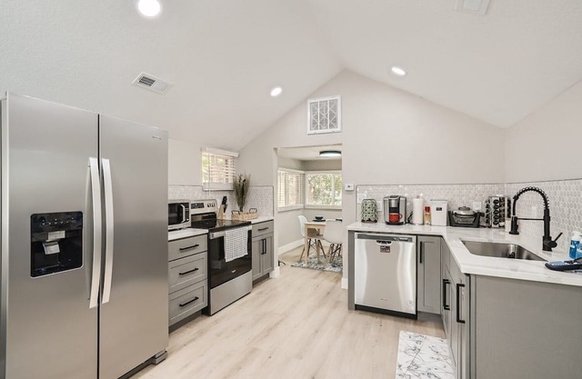 Updated Clean Retreat Next to Beautiful Creek and Trail