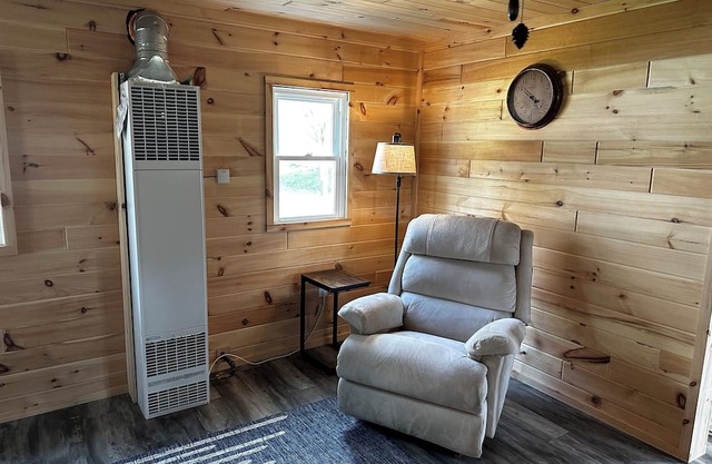 Bear Lake Retreat a cozy cabin situated walking distance to Private Bear Lake.