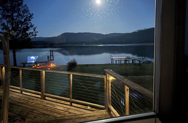 Quiet secluded waterfront home.