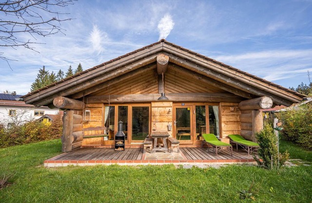 Blockhaus mit Sauna in Sankt Englmar