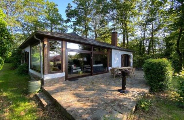 Attractive house surrounded by nature