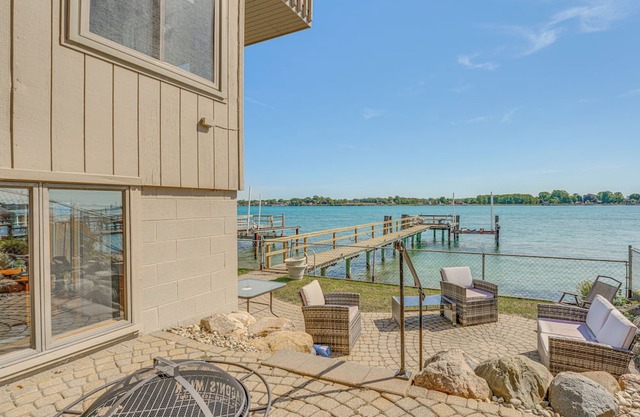 Spacious Riverfront Home w/Dock in St Clair!