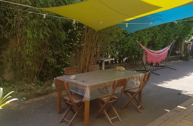 Town house with terrace and garden