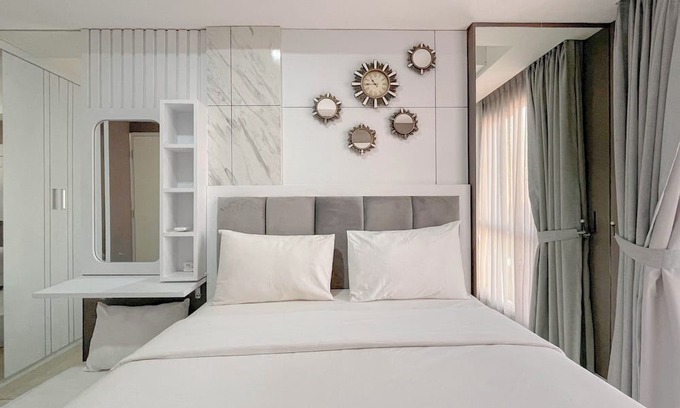 Biringkanya Apartment | Grey Toned 1Br Apartment Tamansari Skylounge Makassar