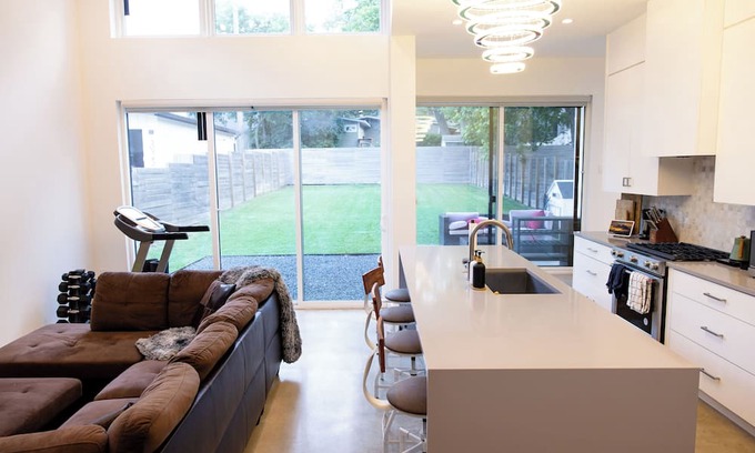 Dawson Villa | Chic Modern Home with Huge Backyard for Events