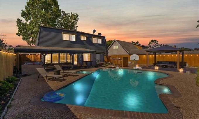 Meadows Place House | White Maples Poolside Paradise with Heated Pool!