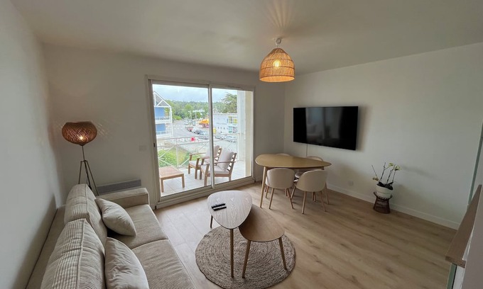 Saint-Mathieu Apartment | Appartement Cosy, Terrasse vue mer