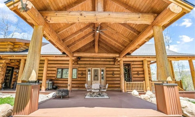Clark House | Custom Log Home in North Routt. Enjoy Biking, Hiking, Swimming, Fishing and Life