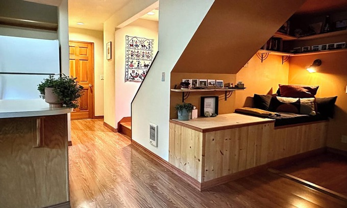 Tillamook Cabin | Private waterfall, 3 acres of forest, 400ft of Wilson River, with music & coffee