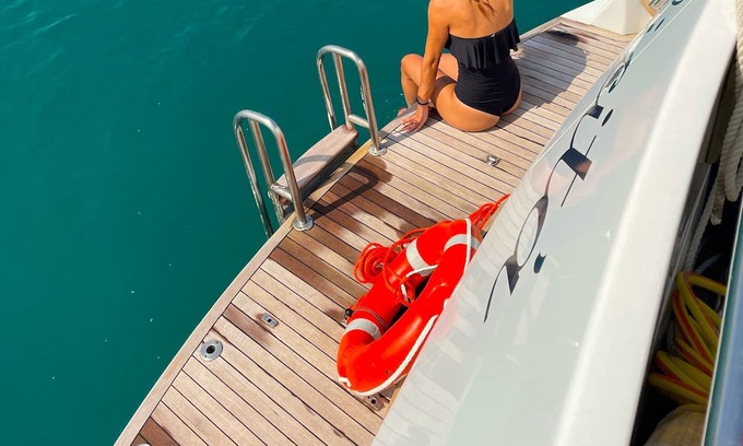 Portisco Boat Rental | Boat 'Felicita' with Sea View, Wi-Fi and Air Conditioning