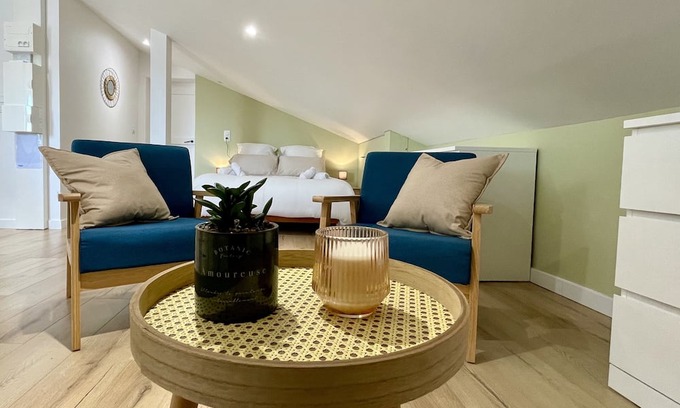 Saint-Palais Apartment | Studio à Moins dun Kilomètre du Centre-ville de Saint-palais Avec Parking