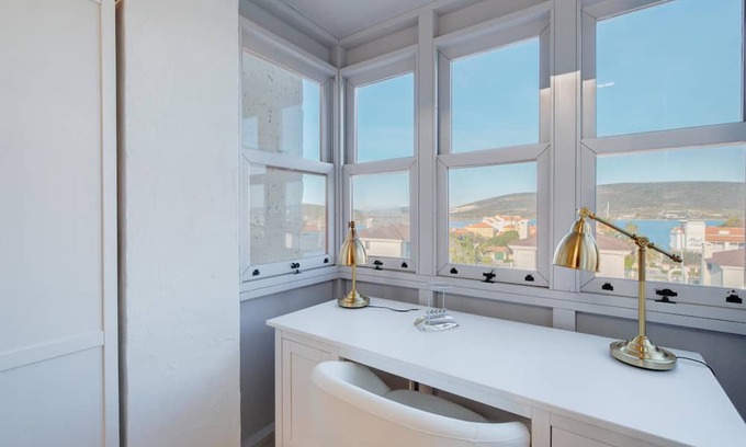 Alacati Apartment | Sea view duplex w terrace in Alacati