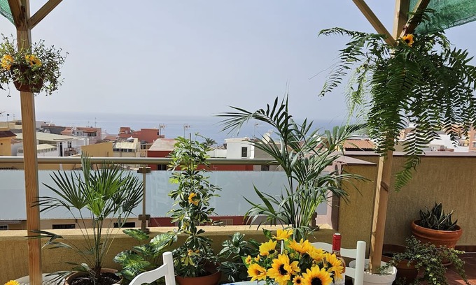 Alcala Apartment | Vacation Apartment 'Ático Alcala Bella Vista' with Sea View, Balcony and Wi-Fi