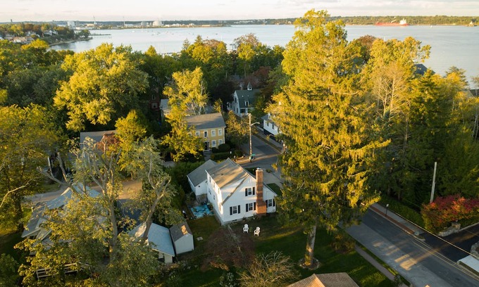 Pawtuxet Village Historic District House | A Curated Cape on the Cove....walk to shops and restaurants in seaside village.