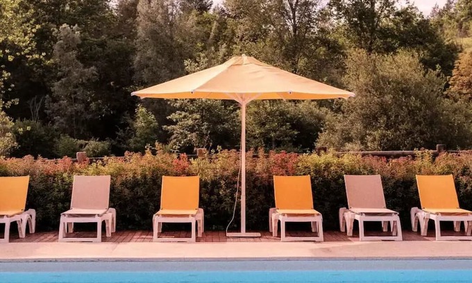 Coux-et-Bigaroque-Mouzens Ski Chalet | Camping Inspire Villages Séveilles - Signature Spa Chalet 3 Rooms 4 People Air Conditioned