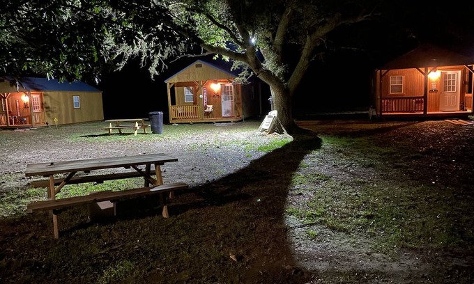 Lake Providence Apartment | The Bernice Beehive Cabin Cozy Cabin at Vieux Carre’ Home and Cabins Grounds