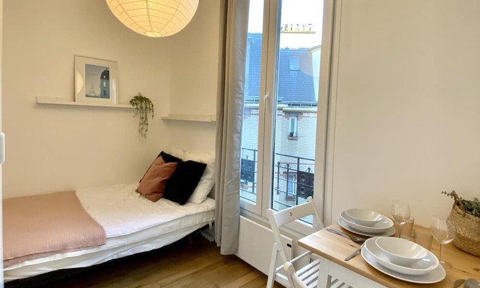 Saint-Lambert Apartment | Studio Calme et Cosy Paris 15 - Bail mobilité