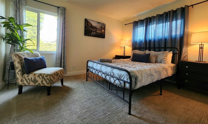 La Mirada House | Sunlit Sanctuary: 4BR for Families & Pets