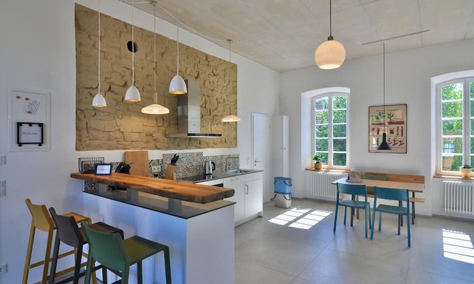 Baustert Apartment | Modern living in the classroom of an old school