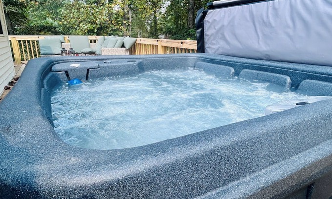 Vincent Cottage | Cozy 2BR/2BA Cottage with Hot Tub, Fire Pit & Fenced Yard, Perfect Outdoor Space