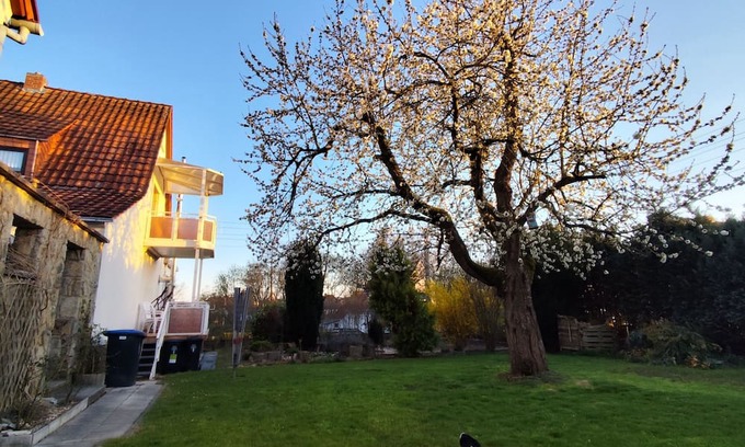 Barchfeld House | Vacation home for families/groups with sauna, oven and large garden with barbecue